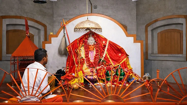 Chandi Mata Mandir Birkoni Mahasamund का धार्मिक दृश्य और शक्ति पीठ मंदिर